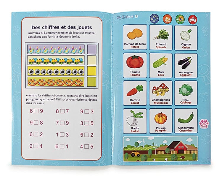 Africa online store 📚✨ Mon Livre Interactif – Français & Anglais, stimule et éveil l'intelligence de votre enfants (2+ ans) 📚✨ Mon Livre Interactif – Français & Anglais, stimule et éveil l'intelligence de votre enfants (2+ ans)