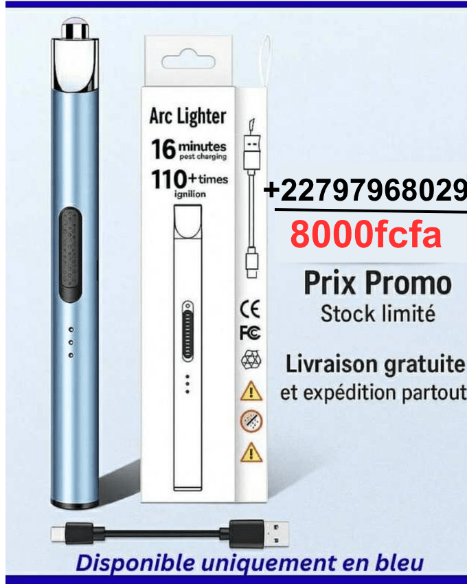 Africa online store Briquet électrique rechargeable ⚡⚡ Mieux que 100 boîtes d'allumettes 🔥🔥 Briquet électrique rechargeable ⚡⚡ Mieux que 100 boîtes d'allumettes 🔥🔥