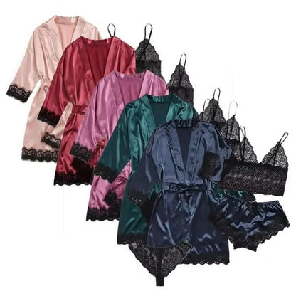 Africa online store Tenue de nuit 4 pièces👙 🌷Séduction, douceur et confort garantis Tenue de nuit 4 pièces👙 🌷Séduction, douceur et confort garantis
