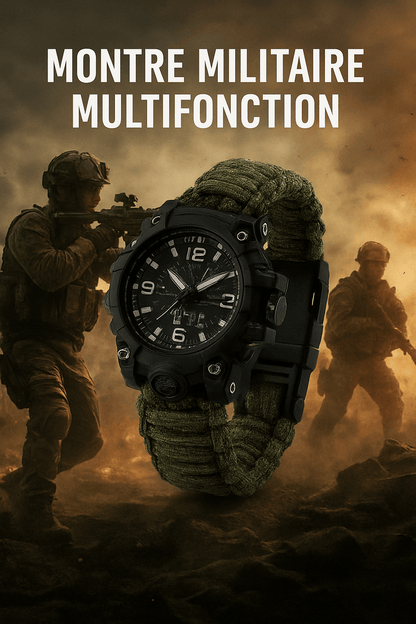 Africa online store 💥Montre militaire multifonction 👨‍✈️—Respect et Elegance !💪 💥Montre militaire multifonction 👨‍✈️—Respect et Elegance !💪