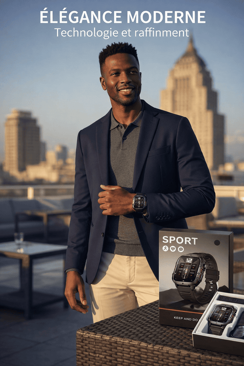 TITAN Montre Connectée TITAN SMART PRO – Montre Connectée Sport & Élégance TITAN SMART PRO – Montre Connectée Sport Résistante | Appels Bluetooth