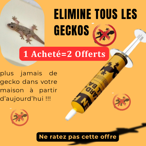 Appât-Gel Anti-Lézards (1 acheté= 2 Offerts)