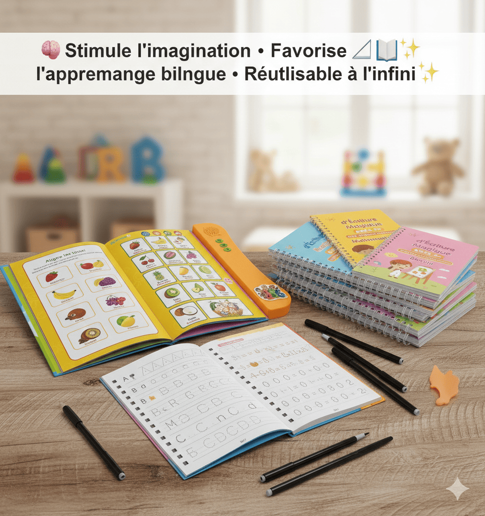 Africa online store 🧠📚 KIT ÉDUCATIF COMPLET – Apprentissage Ludique & Intelligent pour Enfants (2–10 ans) 🧠📚 KIT ÉDUCATIF COMPLET – Apprentissage Ludique & Intelligent pour Enfants (2–10 ans)