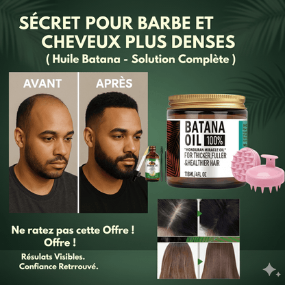 Africa online store 🧔‍♂️🔥 Kit Batana Homme – Anti-Calvitie & Boosteur de Barbe 🧔‍♂️🔥 Kit Batana Homme – Anti-Calvitie & Boosteur de Barbe