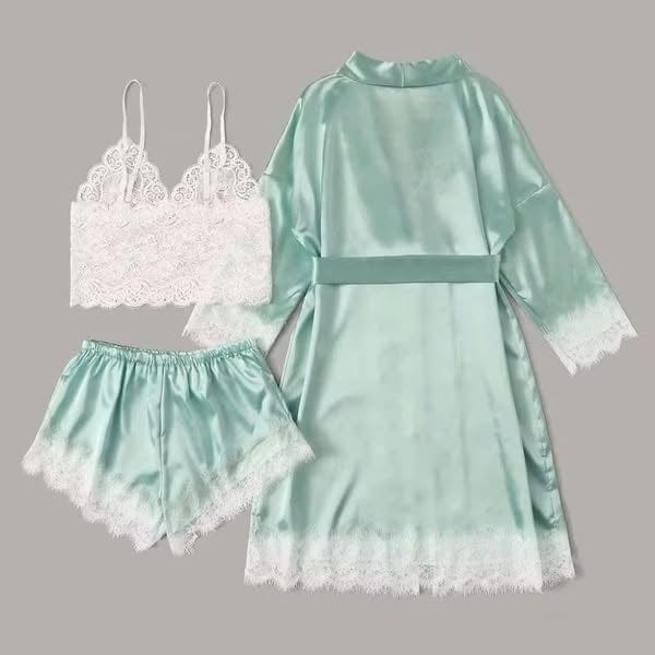 Africa online store Tenue de nuit 4 pièces👙 🌷Séduction, douceur et confort garantis Tenue de nuit 4 pièces👙 🌷Séduction, douceur et confort garantis