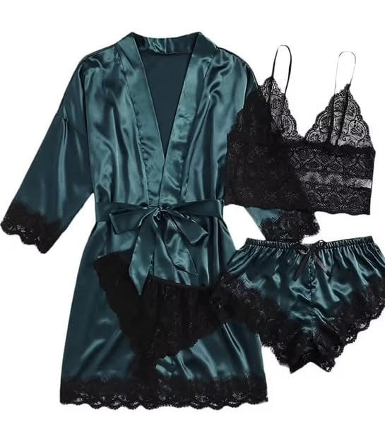 Africa online store Tenue de nuit 4 pièces👙 🌷Séduction, douceur et confort garantis Tenue de nuit 4 pièces👙 🌷Séduction, douceur et confort garantis