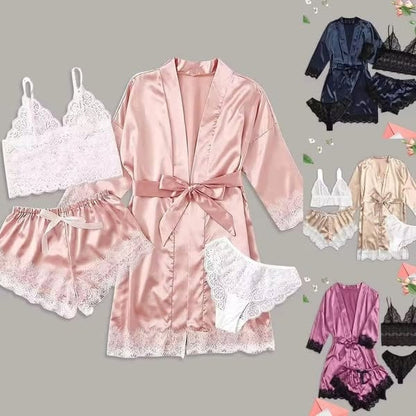 Africa online store Tenue de nuit 4 pièces👙 🌷Séduction, douceur et confort garantis Tenue de nuit 4 pièces👙 🌷Séduction, douceur et confort garantis