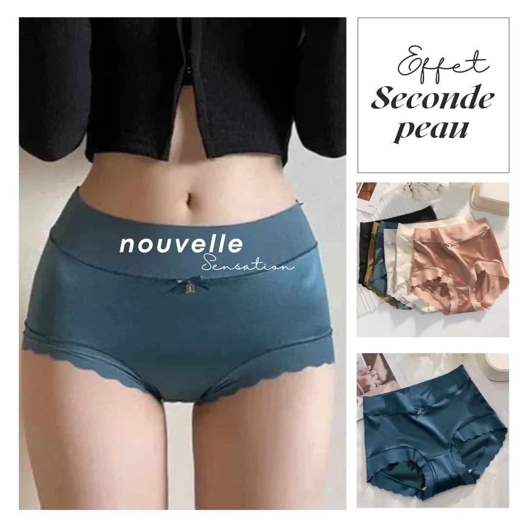 Africa online store (Pack de 4) Culotte en satin confortable anti bactérien 🌷fini les fuites indiscrète (Pack de 4) Culotte en satin confortable anti bactérien 🌷fini les fuites indiscrète