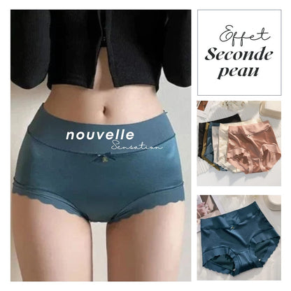 Africa online store (Pack de 4) Culotte en satin confortable anti bactérien 🌷fini les fuites indiscrète (Pack de 4) Culotte en satin confortable anti bactérien 🌷fini les fuites indiscrète
