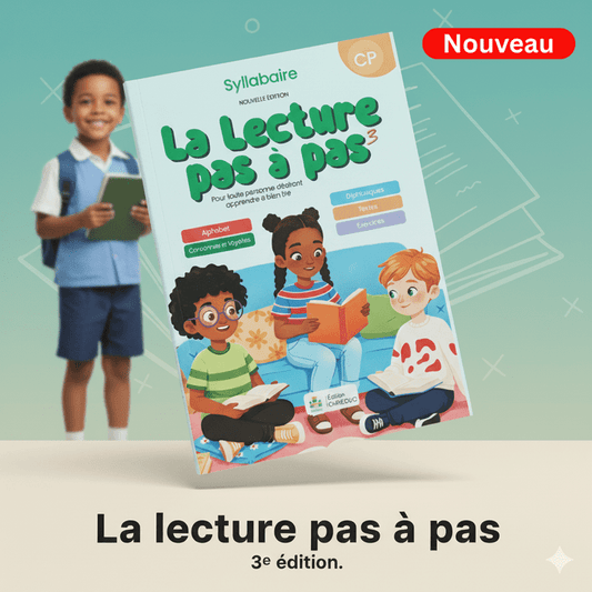 Africa online store LECTURE PAS À PAS 3 - CP (NOUVELLE ÉDITION)- ''Derrière chaque enfant brillant il y a un parent qui éclair son chemin à la maison'' LECTURE PAS À PAS 3 - CP (NOUVELLE ÉDITION)- ''Derrière chaque enfant brillant il y a un parent qui éclair son chemin à la maison''